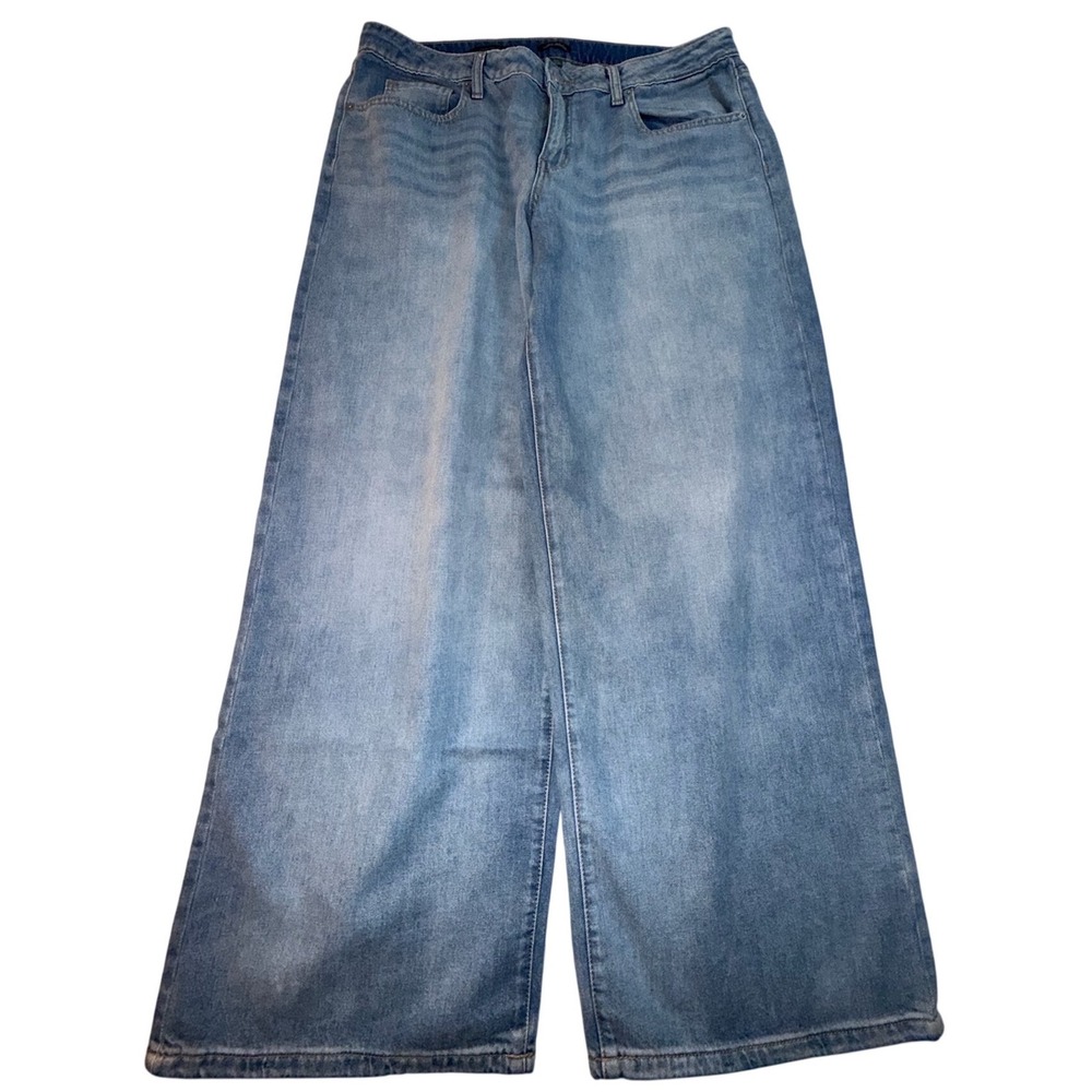 Wild Fable Womens Low Rise Baggy Jeans Light Wash Rigid Denim Size 14 31 Inseam